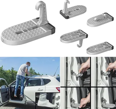 Produktbild von Trittbretter Kompatibel mit Ford Ranger & Sprinter – Fußrasten und Türstufen für Autos, Wohnmobile und Klappleitern