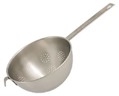 Produktbild von Paderno Suppensieb aus Edelstahl mit Flachgriff, Ø 22 cm, Lochung 3,4 mm