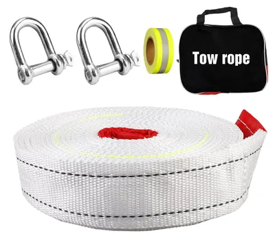 Productafbeelding van Sleepkabel, 7 m, 10 ton, met 2 haken en hoes