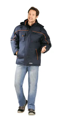 Zdjęcie produktu dla Kurtka przeciwdeszczowa PLANAM Piper S M L XL XXL XXXL, rozmiar: L 52/54; kolor: granatowy/pomarańczowy