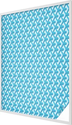 Zdjęcie produktu dla Folia witrażowa - 146x100 cm - wzór witrażowy - nieprzezroczysta dekoracyjna folia do ochrony prywatności - samoprzylepna, ochrona UV - geometryczne kostki