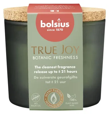 Image de Bougie Nohel Garden en verre TRUE JOY BOTANIC FRESHNESS d8x7cm parfumée