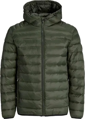 Obrázok produktu pre Jack & Jones 12280970_1647_XXL, Puffer, Uni, Dospelý, Zips, Nylon, Zelená
