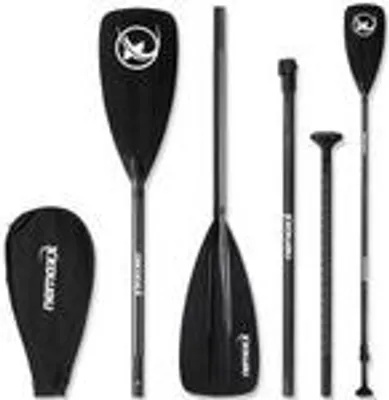 Produktbild von NEMAXX® CARBON SPEED SUP Paddel – 3-teiliges Paddle – höhenverstellbar inkl. Tasche – ultraleicht (702 g) – auch als Kajak-Paddel geeignet