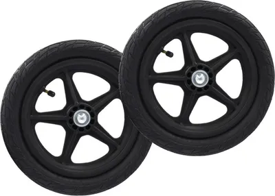 Image de XLC Jeu de roues 12' BS-X111 pour Bike Shopping Trolly, noir (1 jeu)