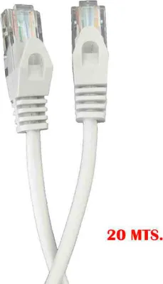 Image de Câble Réseau Utp Cat5e 20m Edm Câble Utp Cat5e 20m Extérieur - Edm