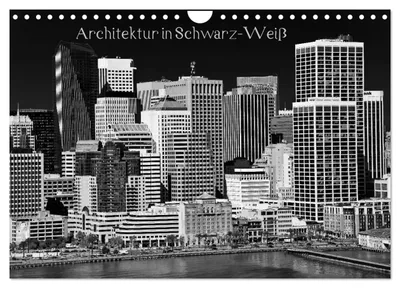 Immagine prodotto di Architettura in bianco e nero (calendario da parete 2027, formato DIN A4 orizzontale), calendario mensile CALVENDO