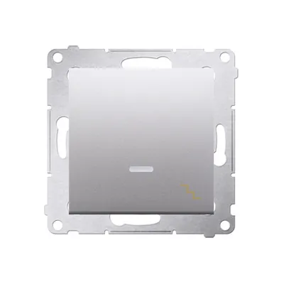 Zdjęcie produktu dla Kontakt-Simon DW6L.01/43, Plastik, Srebrny, IP20, IP44, 250 V, 10 A, 75 mm
