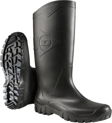 Produktbild von DUNLOP Gummistiefel Dane PVC Gr. 47 schwarz, K600011, Schutzstufe:nv, Größe:47, Farbe:schwarz, Weite:nv
