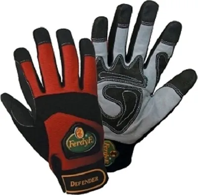 Produktbild von 1 Paar FerdyF Mechanics Handschuhe Defender Rot-Schwarz, Farbe:Rot, Grösse:XXL (11)
