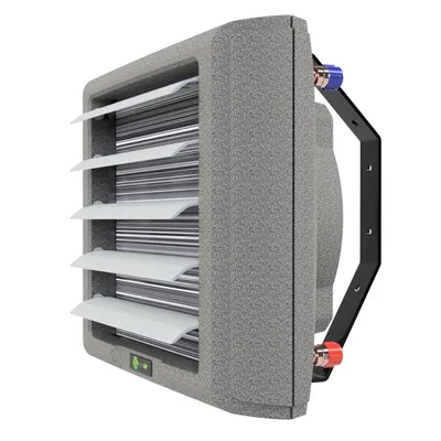 Produktbild von NeoAir EVO 30 EC Wasser-Lufterhitzer Hallenheizung Set 31 kW mit Wandhalterung, 2.000 m³/h, IP54