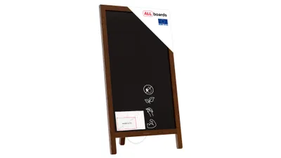 Immagine prodotto di Lavagna con cavalletto per gesso monofacciale 78x44 cm