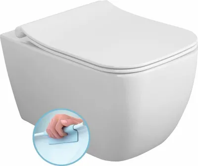 Immagine prodotto di WC sospeso VEA, senza bordo, 34,5x52 cm, bianco