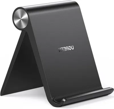 Image de Support de téléphone portable pour utilisation mains libres - Pliable, universel, compact, noir