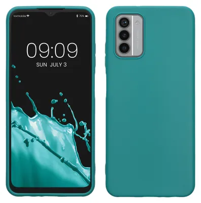 Produktbild von kwmobile Handyhülle für Nokia G42 5G Hülle - TPU Case - Kabelloses Laden - Schutzhülle Cover in Petrol matt