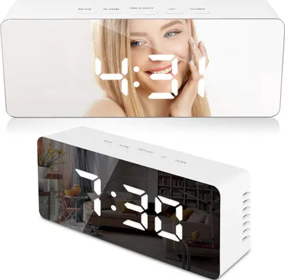 Zdjęcie produktu dla Budzik Elektroniczny Lustro Ac088
