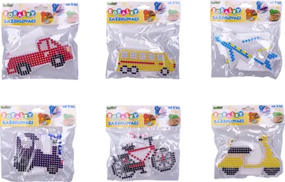 Produktbild von Bügelperlen-Set – Verkehrsmittel