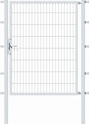 Produktbild von Alberts Einzeltor Flexo mit Zubehör, zum Einbetonieren, feuerverzinkt, Breite 125 cm, Höhe 160 cm