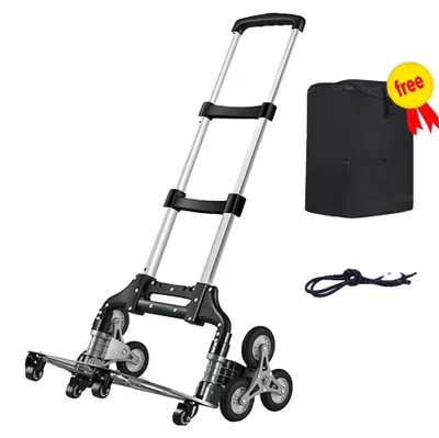 Obrázok produktu pre Ručný vozík, skladací, vhodný do terénu, čierny