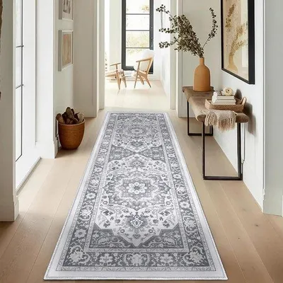Produktbild von Famanu Küchenteppich - strapazierfähig und rutschfest, 60 x 180 cm