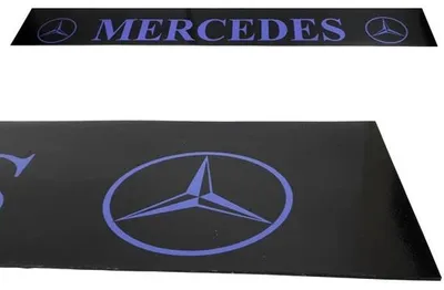 Imagen del producto de Guardabarros para semirremolque Mercedes azul sobre | 40x240cm