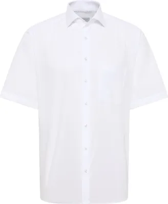 Produktbild von Eterna - Comfort Fit - Bügelfreies Herren Kurzarm Hemd mit Modern Kent Kragen in verschiedenen Farben (1100 K19K), Größe:42, Farbe:Weiß (00)