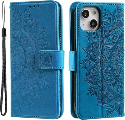 Produktbild von Hülle für Apple iPhone 14 Plus Handyhülle Flip Case Etui Handy Cover Mandala
