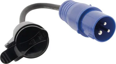 Image de Adaptateur caravane femelle 16 A en mâle CEE17 3g2.5 mm², ZENITECH
