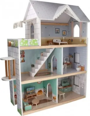 Immagine prodotto di Grande casa delle bambole in legno