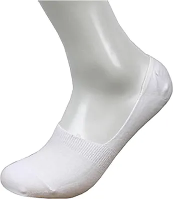 Produktbild von 10 Paar unsichtbare Sneakersocken Füßlinge mit Silikon-Streifen Weiß Größe 39-42