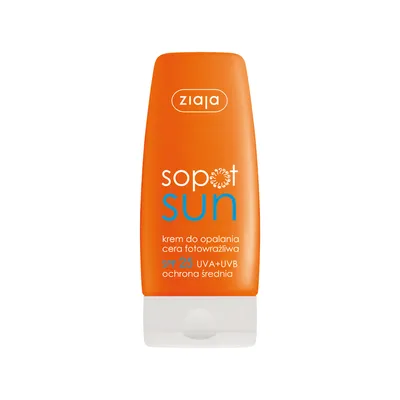 Obrázok produktu pre Krémy Ziaja Sopot Sun SPF25 pre citlivú pokožku, 60ml
