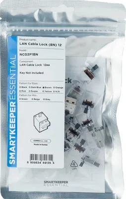 Obrázek produktu pro Zámek SmartKeeper Basic "LAN Cable" oranžový 12 stk.