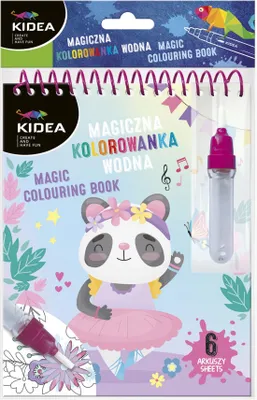 Zdjęcie produktu dla Magiczna Wielorazowa Kolorowanka Wodna Kidea Baletnice