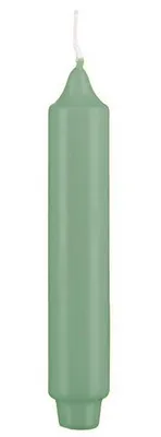 Produktbild von Stabkerzen mit Zapfenfuß Seafoam Seemoos, 170 x Ø 30 mm, 12 Stück