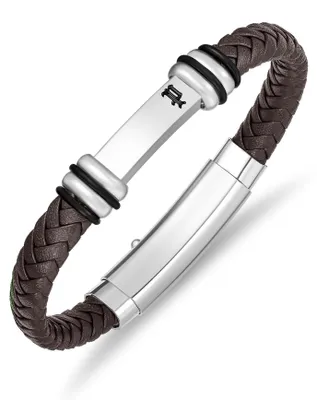 Produktbild von Police Armband Herren Highbridge Leder Braun Edelstahl PEAGB0041402