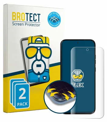 Produktbild von 2x BROTECT Fullscreen Schutzfolie für Motorola Moto G Max Displayschutz Folie Fullcover Klar Transparent
