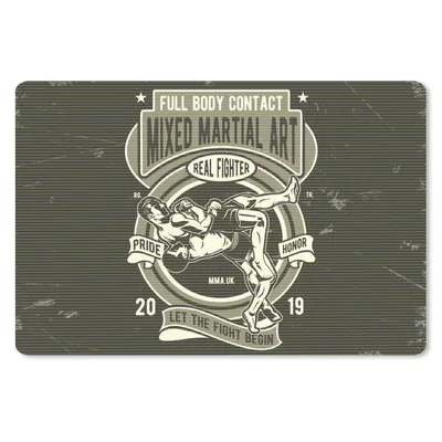Produktbild von MuchoWow® Mauspad Mousepad Mancave - Sport - Kampfsport - Vintage 27x18 cm - Mousepads - Maus Mat - Pad - Mausunterlage - Büroartikel - Desk Matten