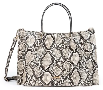 Produktbild von L.CREDI Handtasche Umhängetasche Raila Handbag Black Mix taupe