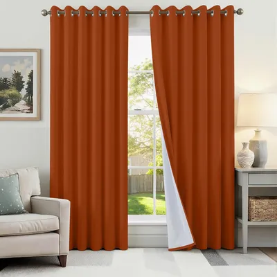Obrázok produktu pre 100% zatemňovacie závesy z ľanu 200 x 200 cm - Tepelne izolujúce a zvukovo izolujúce