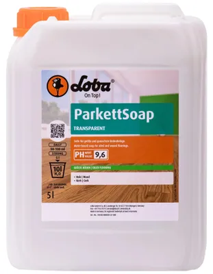 Obrázok produktu pre Mydlo na parkety 5l, transparentné, mydlo na údržbu parkiet