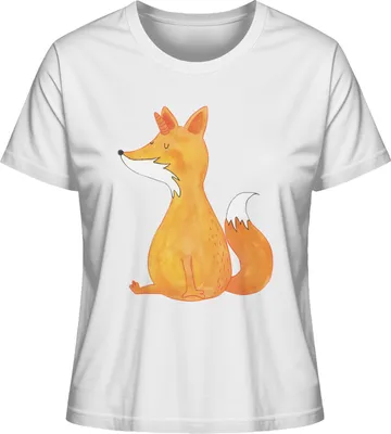 Produktbild von Mr. & Mrs. Panda Damen Oberteil Einhorn Wunsch Größe L - Weiß - Geschenk, Kurzarmshirt, Fuchshörnchen, Füchse, Basic T-Shirt, Unicorn, Einhörner, Unicorns, Fuchs, Shirt