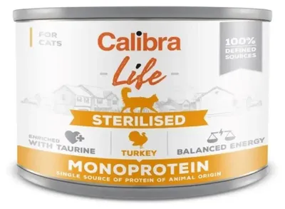 Zdjęcie produktu dla CALIBRA Cat Life Sterilised Turkey - mokra karma dla kotów - 200 g