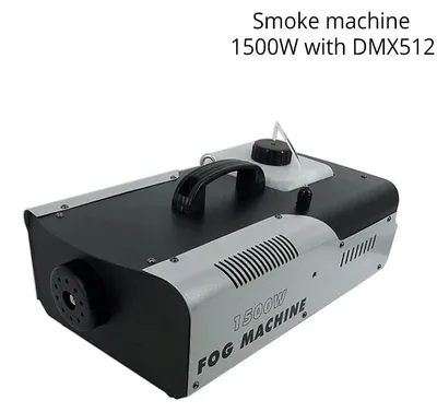Produktbild von Nebelmaschine - 1500 W DMX-Bühneneffekt - DMX-Steuerung - 100–240 V - EU-Stecker - Für DJs und Bühnen - Professionell