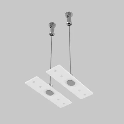 Productafbeelding van MAYTONI Montagekit – Wandmontageaccessoires voor het Exility railsysteem, wit, TRA034SW-2W
