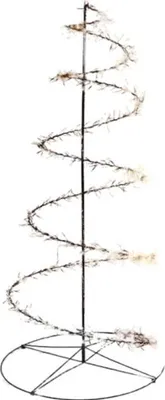 Productafbeelding van Boom swirl cluster 684led ip44 trafo met timer en dimmer hoogte 1.6 m classic warm Anna's Collection