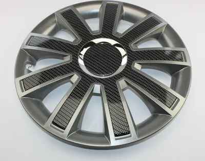 Produktbild von SET Radkappen Radzierblenden 4er Satz 14 Flash dark-carbon