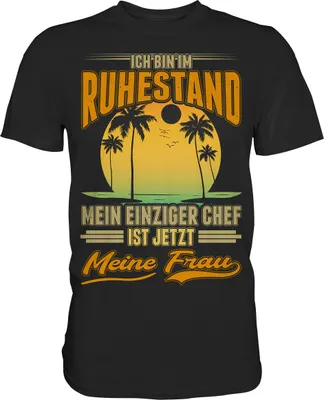 Produktbild von Rentner Ruhestand Geschenk zur Rente Pension T-Shirt – Black / L