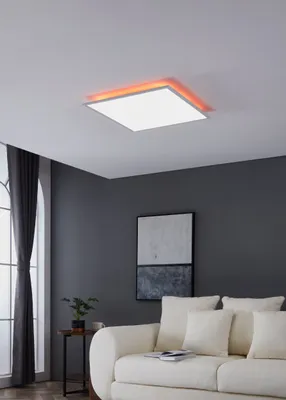 Produktbild von Eglo 98766 SALOBRENA-B LED Deckenleuchte 32,5W 595x595mm Weiss Fernbedienung steuerbare Lichtfarbe dimmbar