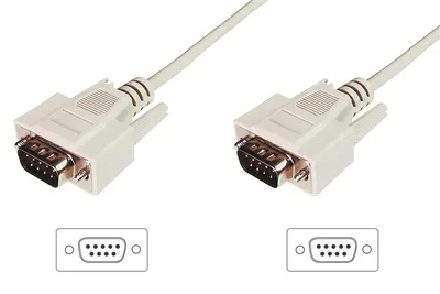 Image de Digitus AK-610107-020-E DIGITUS Anschlusskabel D-Sub9 > D-Sub9 St/St 2.0m