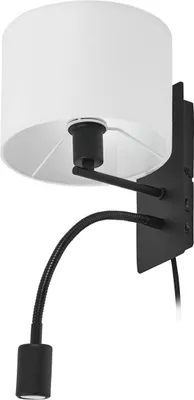 Produktbild von Lindby Wandleuchte Florens, schwarz, LED-Leselampe, 23,5 cm